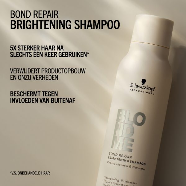 Schwarzkopf - BlondMe Bond Repair Brightening Shampoo - Afbeelding 3