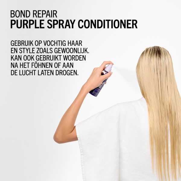 Schwarzkopf - BlondMe Bond Repair Purple Spray Conditioner - Afbeelding 3