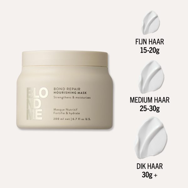 Schwarzkopf - BlondMe Bond Repair Nourishing Mask - Afbeelding 4