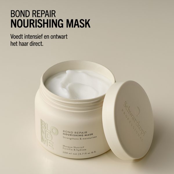 Schwarzkopf - BlondMe Bond Repair Nourishing Mask - Afbeelding 3