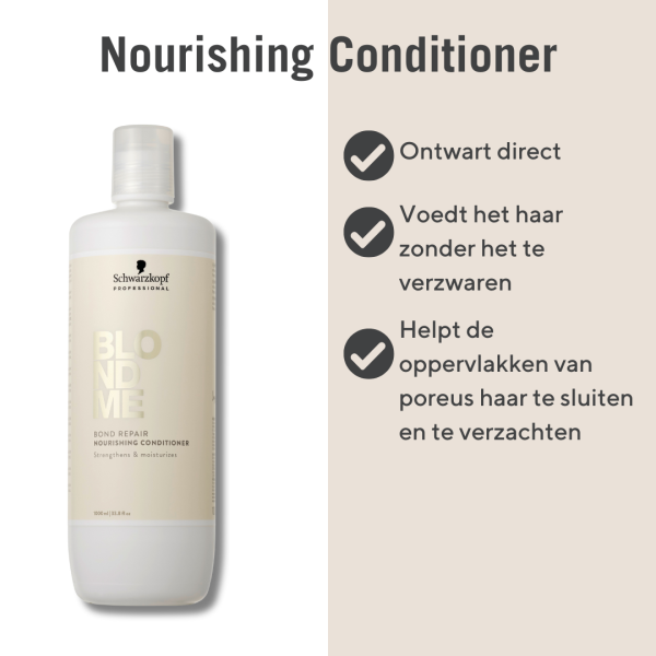 Schwarzkopf - BlondMe Bond Repair Nourishing Conditioner - Afbeelding 8