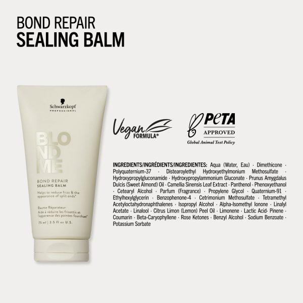Schwarzkopf - BlondMe Bond Repair Sealing Balm - Afbeelding 4