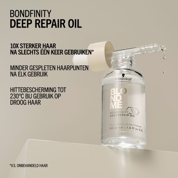 Schwarzkopf - BlondMe Bondfinity Deep Repair Oil - Afbeelding 4