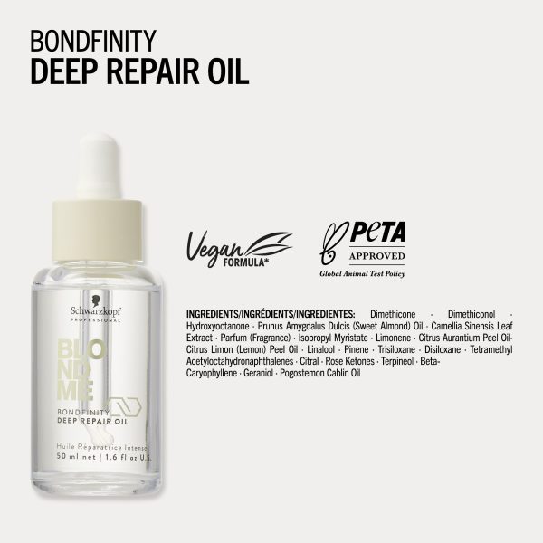 Schwarzkopf - BlondMe Bondfinity Deep Repair Oil - Afbeelding 5