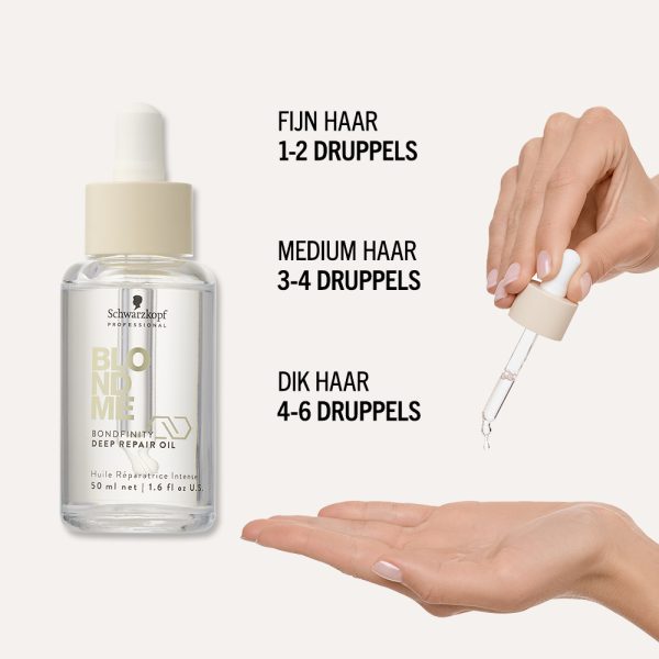 Schwarzkopf - BlondMe Bondfinity Deep Repair Oil - Afbeelding 7