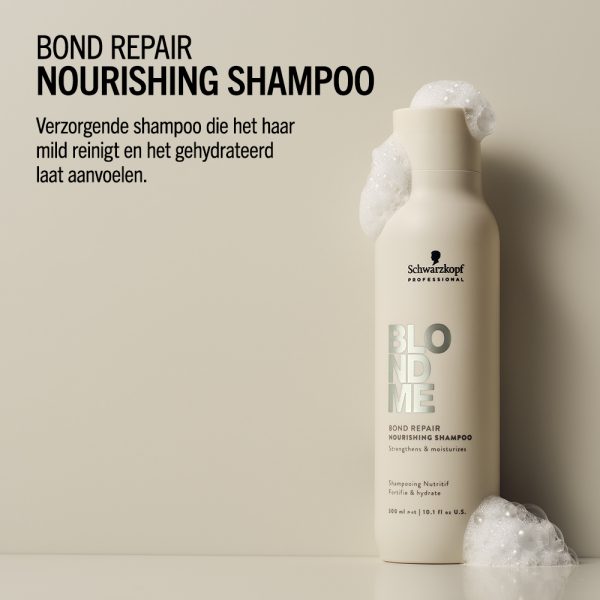 Schwarzkopf - BlondMe Bond Repair Nourishing Shampoo - Afbeelding 4