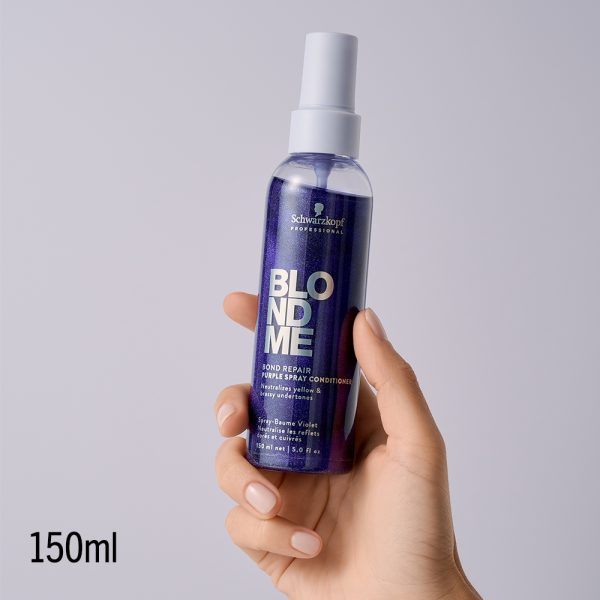 Schwarzkopf - BlondMe Bond Repair Purple Spray Conditioner - Afbeelding 6