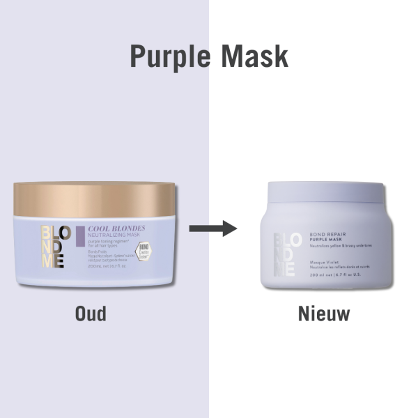 Schwarzkopf - BlondMe Bond Repair Purple Mask - Afbeelding 6