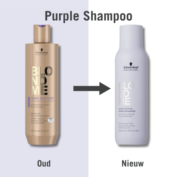 Schwarzkopf - BlondMe Bond Repair Purple Shampoo - Afbeelding 6